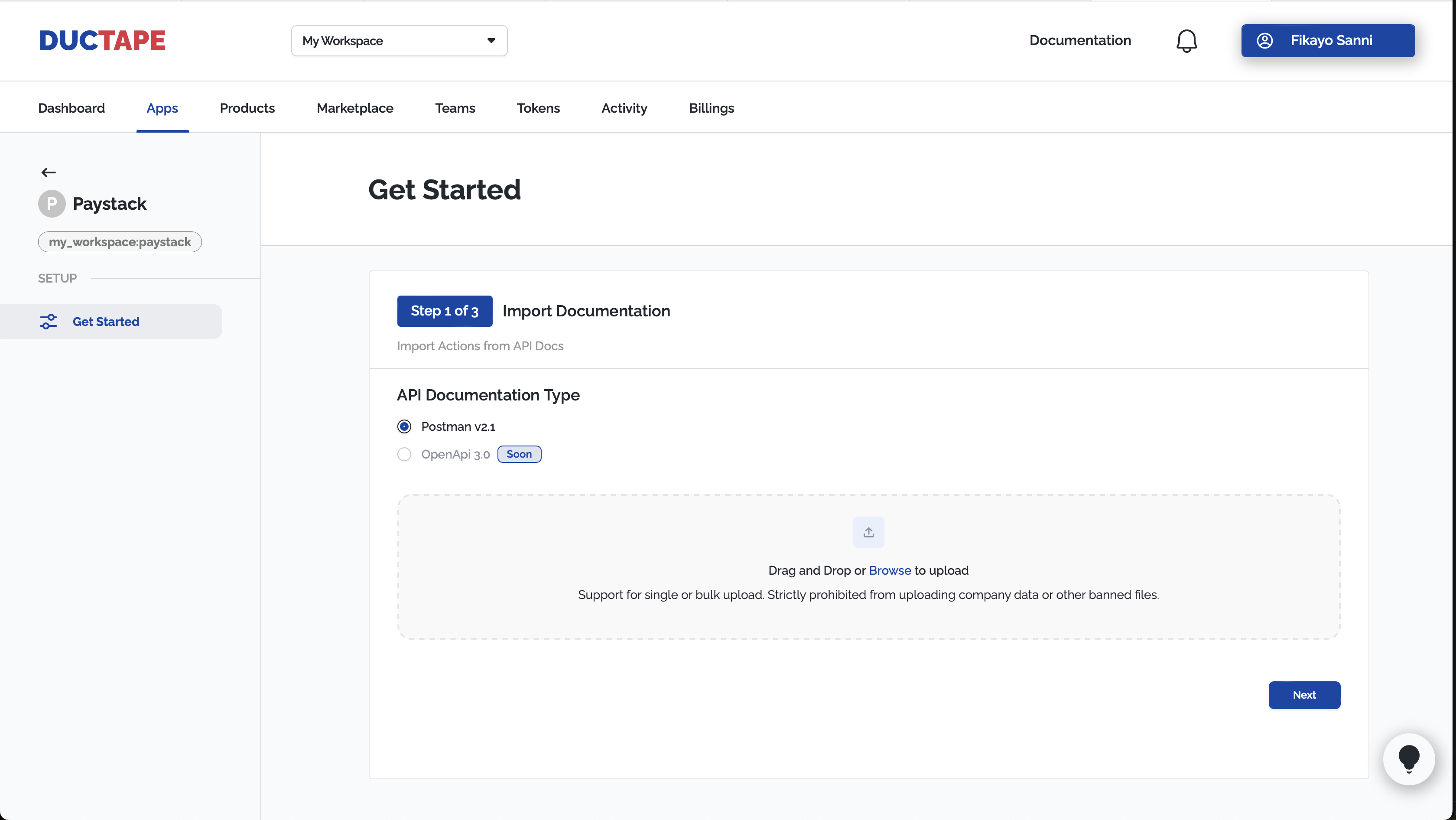 Import Paystack